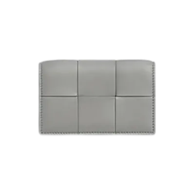 Bottega Veneta Cassette Business Card Case "Sterling/Zenith"