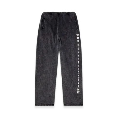 Diesel P-Luis Track Pants With Denim Effect "Black"