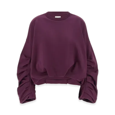 DRIES VAN NOTEN Women's 'Hannett' Sweatshirt "Purple"