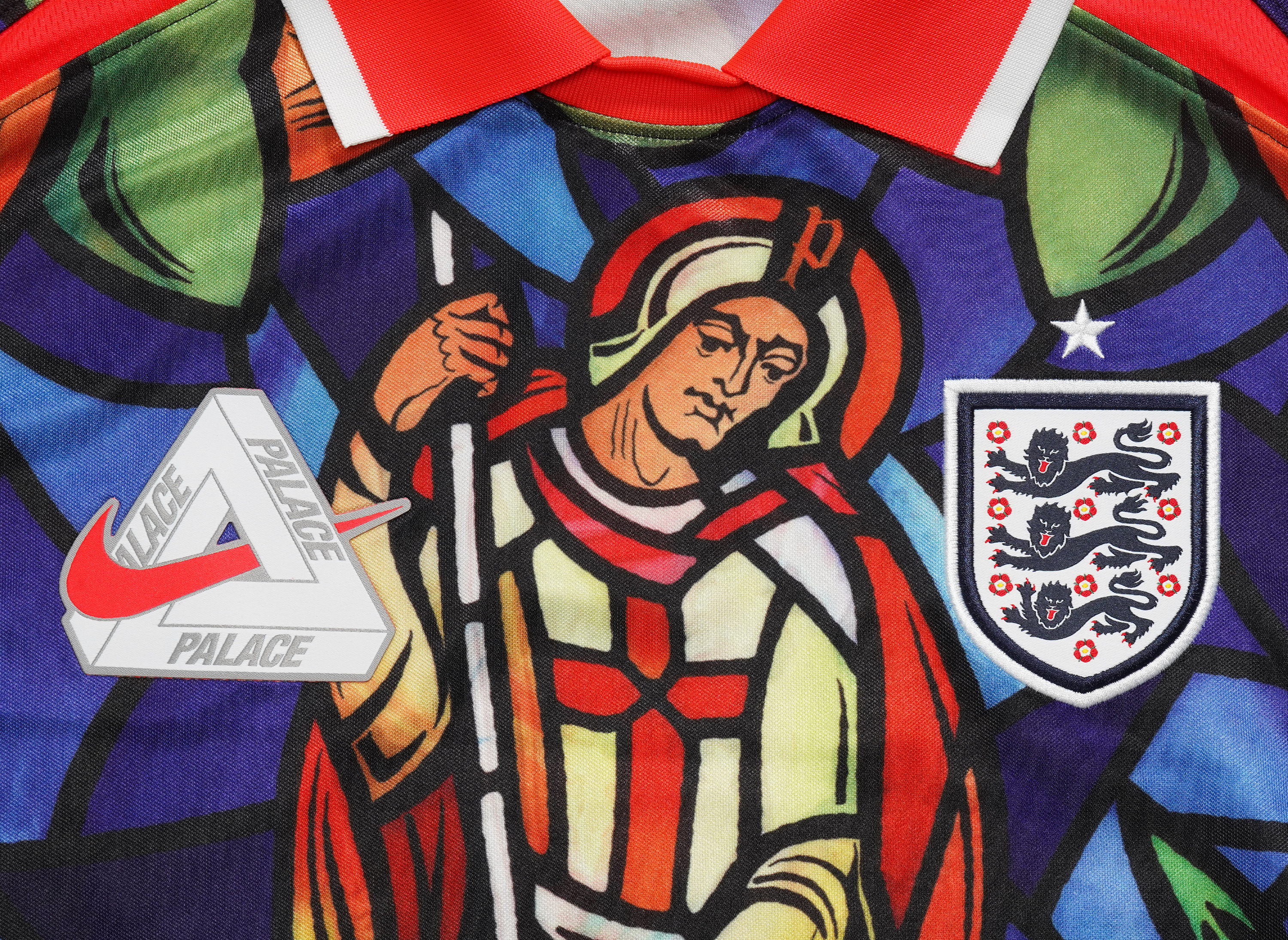 Nike x PALACE X2 World Cup Short-Sleeve Football Jersey England