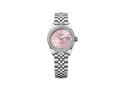 ROLEX Lady-Datejust 28mm Oystersteel & White Gold Diamond 279384RBR "Pink"