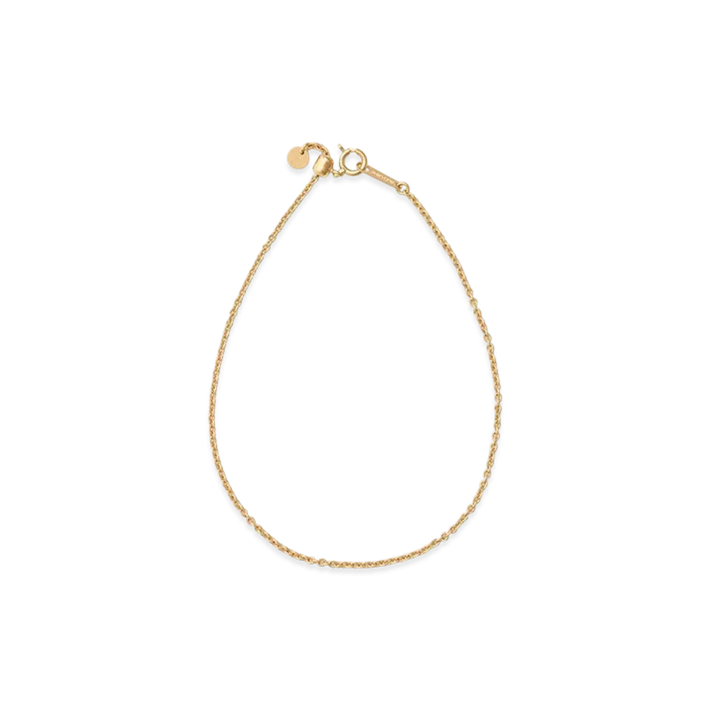 everyone 18K Gold Simple Bracelet 19.0cm "Gold"
