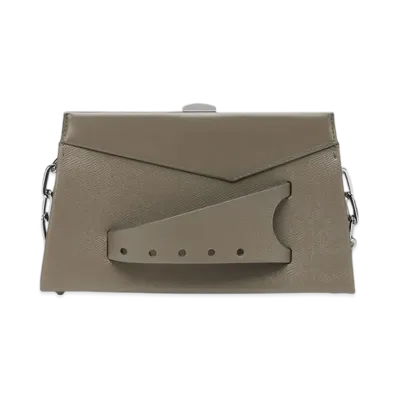 Maison Margiela Snatched Shoulder Clutch Bag Small "Dark Gray"