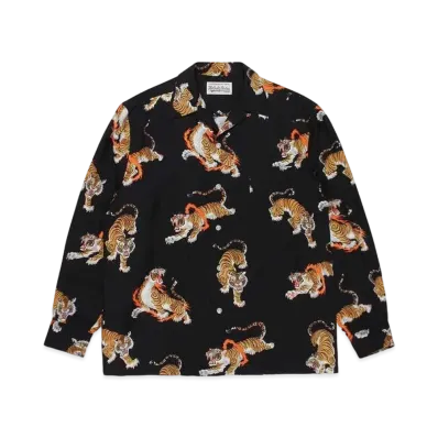 WACKO MARIA TIM LEHI / Hawaiian Shirt "Black"