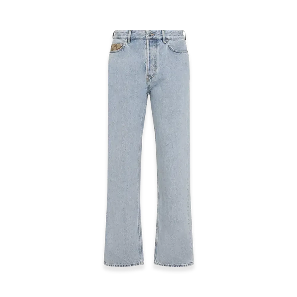 GUCCI GG Insert Jeans "Blue"