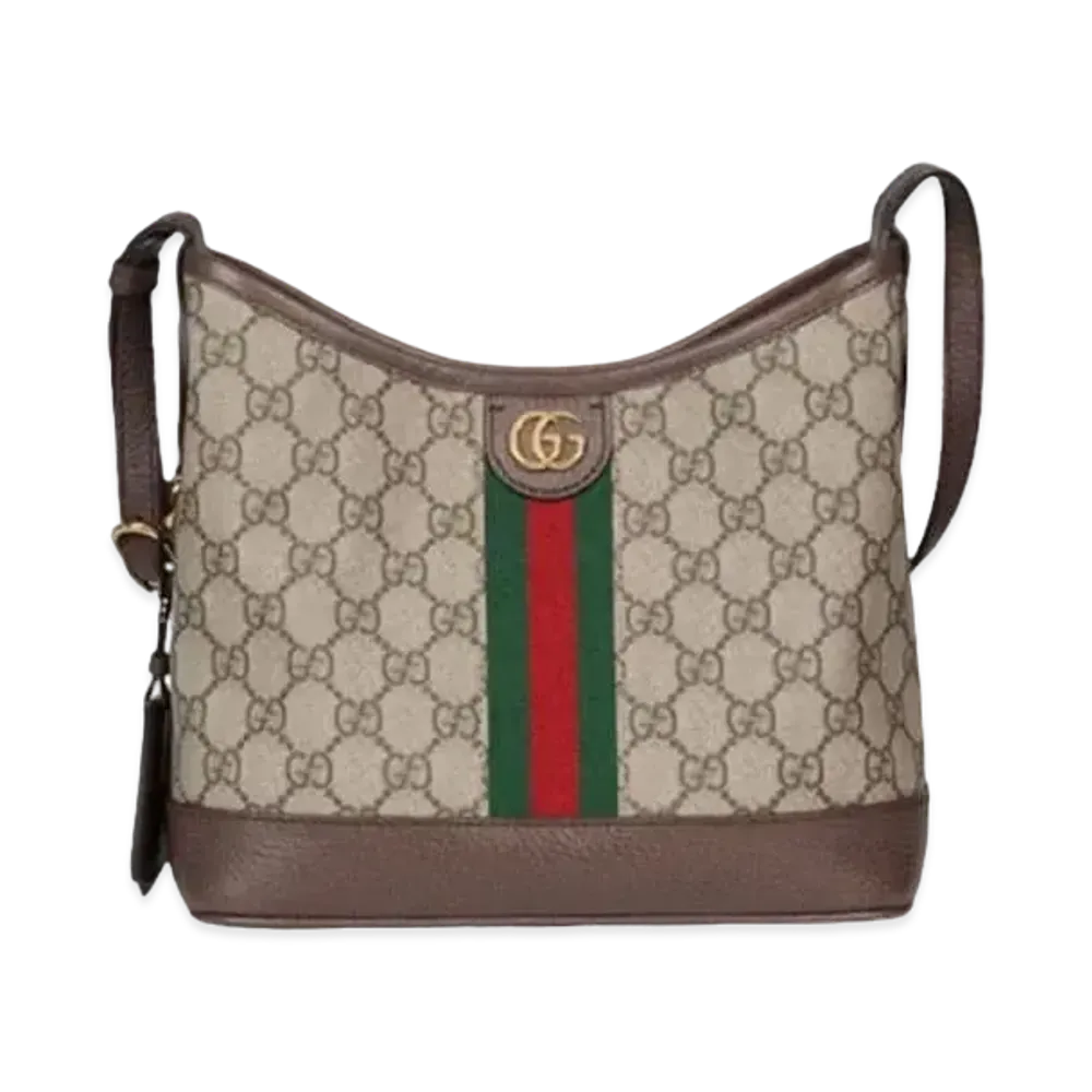 GUCCI Ophidia GG Small Shoulder Bag "Beige/Ebony"
