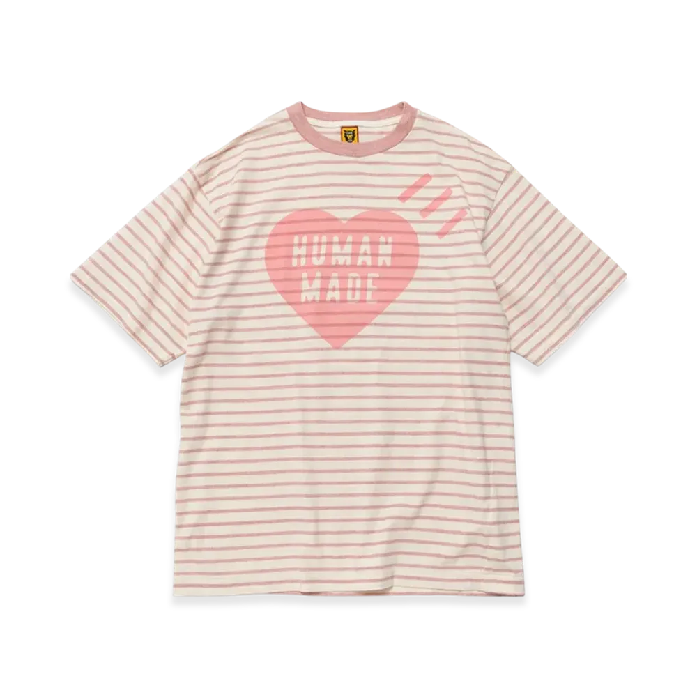HUMAN MADE Border T-Shirt "Pink"