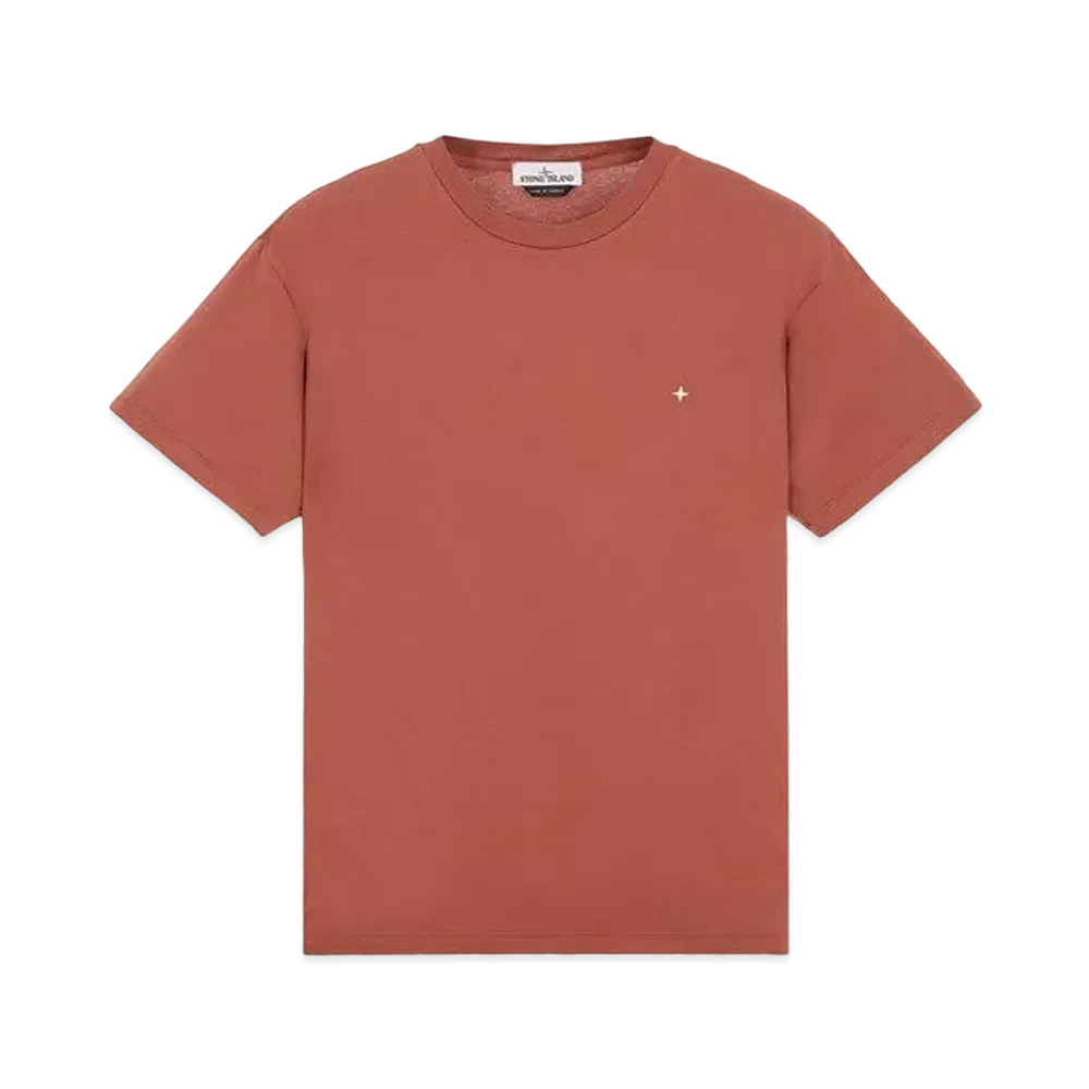 Stone Island 21213 60/2 COTTON JERSEY_SLIM FIT "Brick Red"