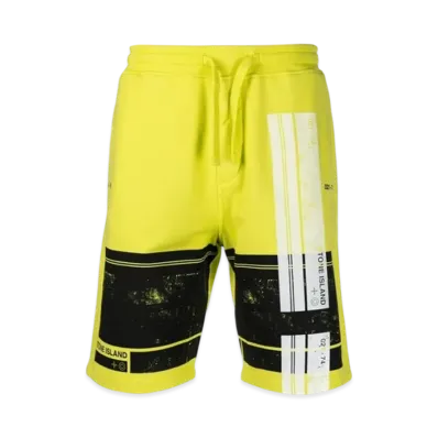 Stone Island 66596 Block Bermuda Shorts - 21SS "Pistachio"