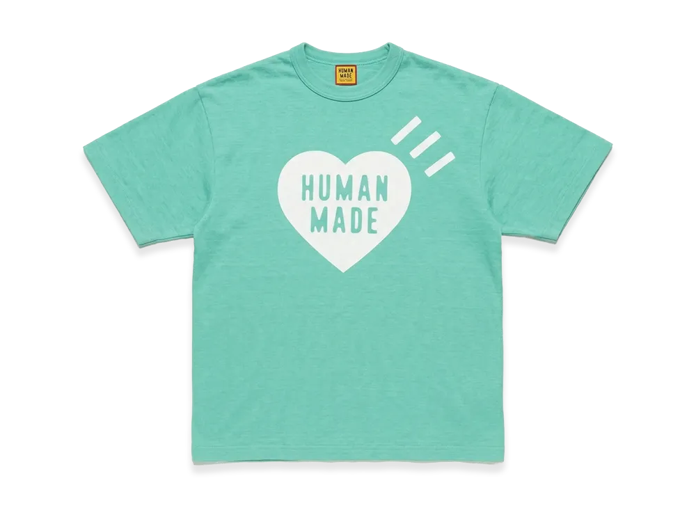 HUMAN MADE Bangkok Heart Graphic T-Shirt "Green"