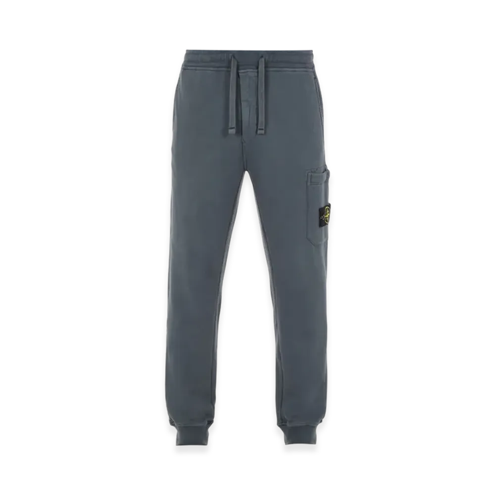Stone Island 62620 Cotton Fleece Garment Dyed Cargo Joggers - 23FW "Lead"