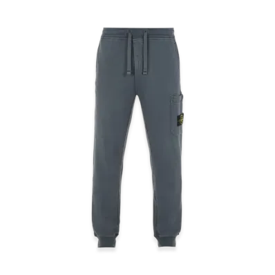 Stone Island 62620 Cotton Fleece Garment Dyed Cargo Joggers - 23FW "Lead"