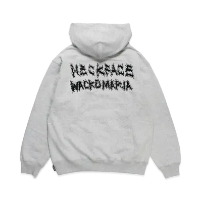 WACKO MARIA x neckface / Heavy Weight Hooded Sweat Shirt "Gray"