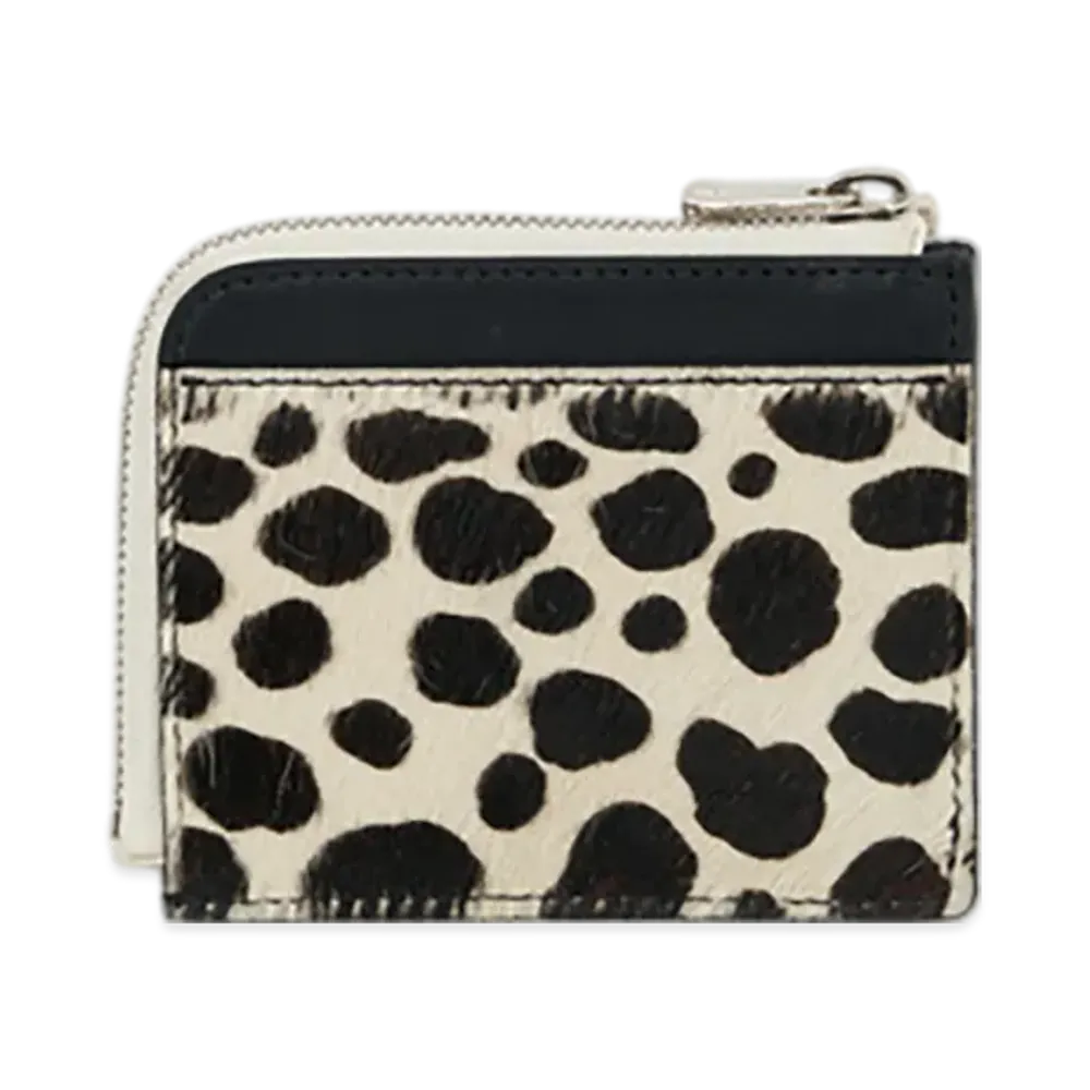 Hender Scheme L Zip Purse "Black/Dalmatian"