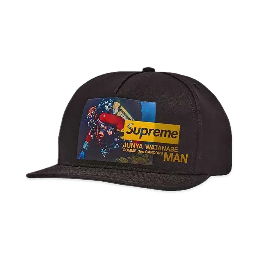 Supreme x JUNYA WATANABE COMME des GARCONS MAN Nature 5-Panel Hat "Black"