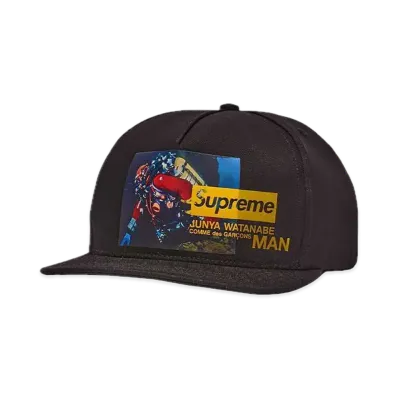 Supreme x JUNYA WATANABE COMME des GARCONS MAN Nature 5-Panel Hat "Black"