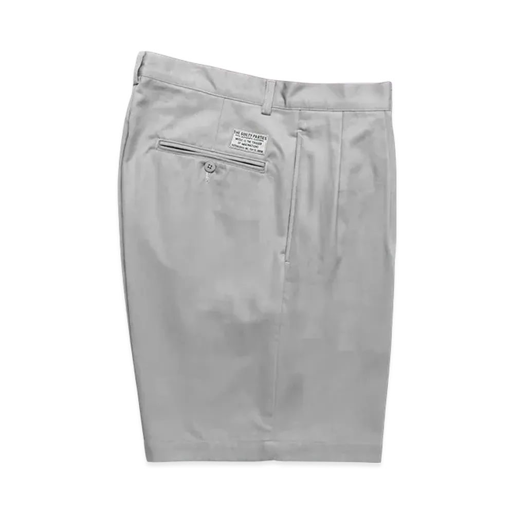 WACKO MARIA Double Pleated Chino Short Trousers "Gray"