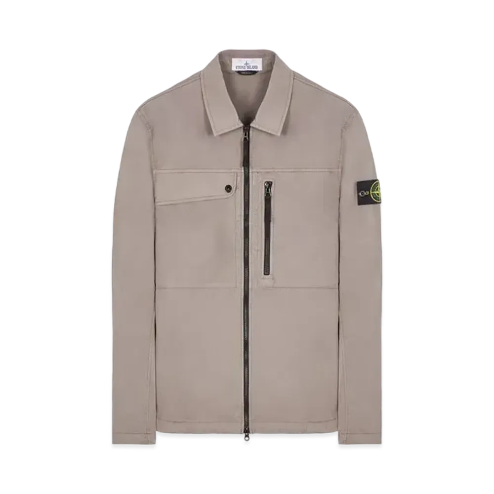 Stone Island 10210 SUPIMA Cotton Twill Stretch-TC "Dove Gray"
