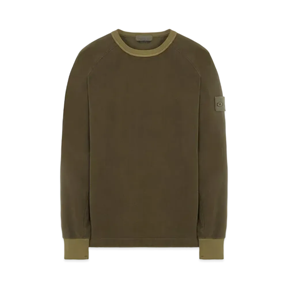 Stone Island 618F3 COTTON NYLON MOLESKIN-TC_GHOST PIECE "Sage Green"
