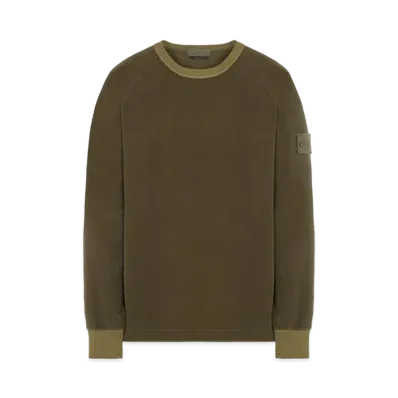 Stone Island 618F3 COTTON NYLON MOLESKIN-TC_GHOST PIECE "Sage Green"