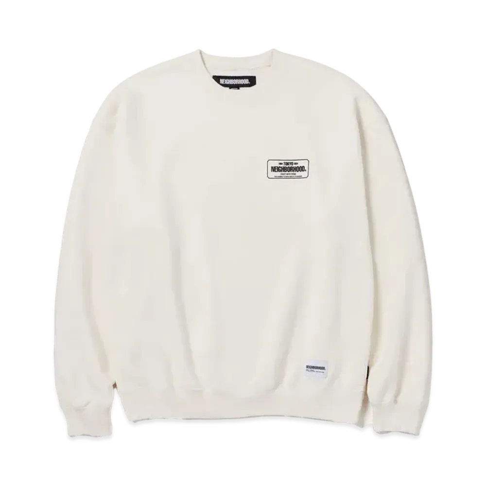 NEIGHBORHOOD Classic Sweat Shirt LS "Ivory"