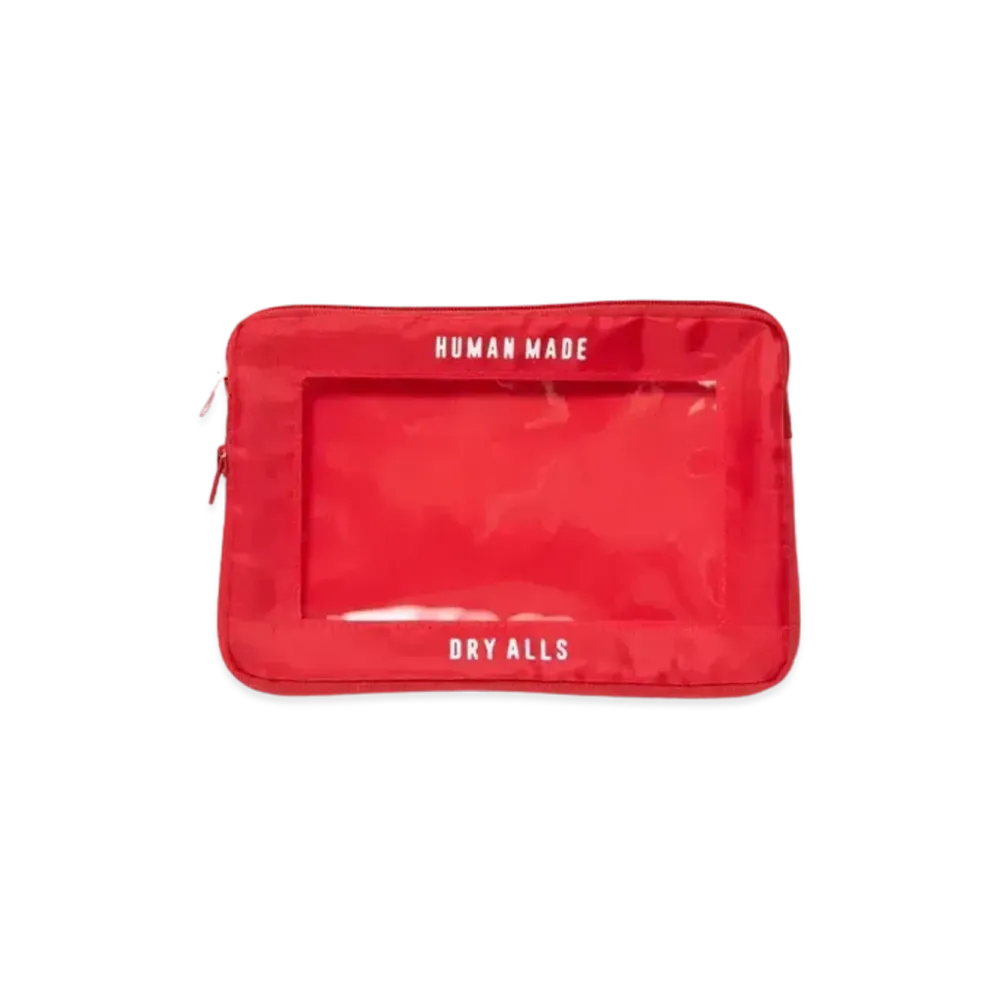 HUMAN MADE TRAVEL CASE MEDIUM "Red"