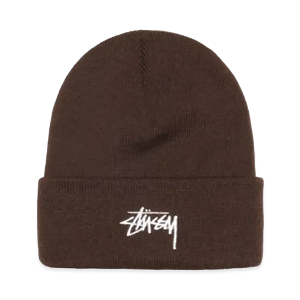 Stussy Stock Cuff Beanie "Coffee"