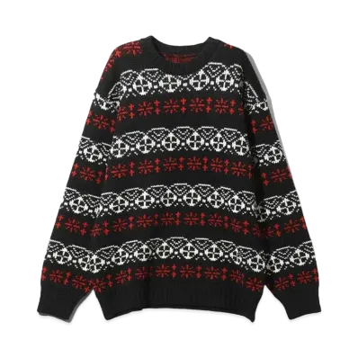 Needles Crew Neck Sweater Nordic "Black"