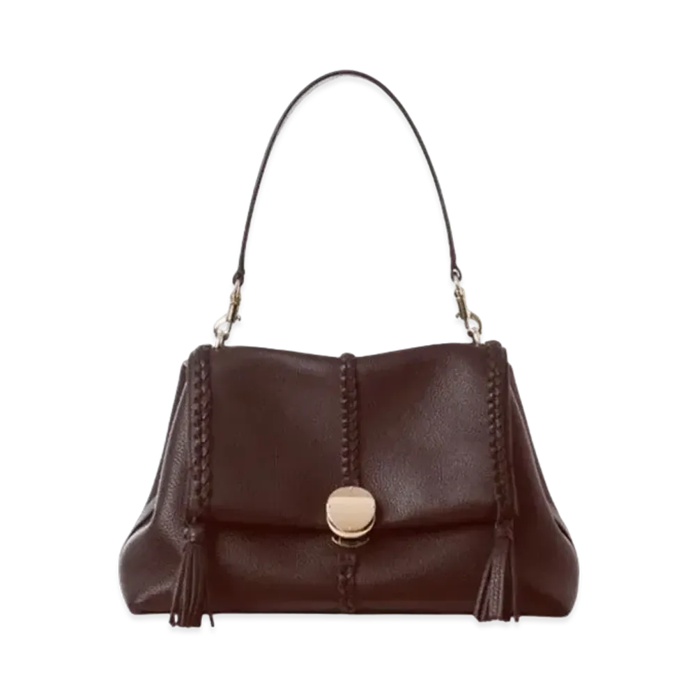 Chloe Penelope Medium Soft Shoulder Bag "Deep Violine"