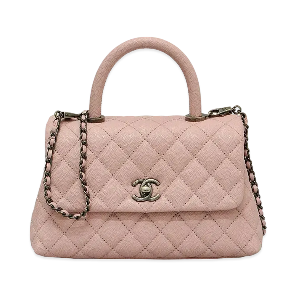CHANEL Caviar Skin Matelasse 2WAY "Pink"