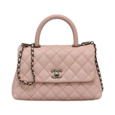 CHANEL Caviar Skin Matelasse 2WAY "Pink"
