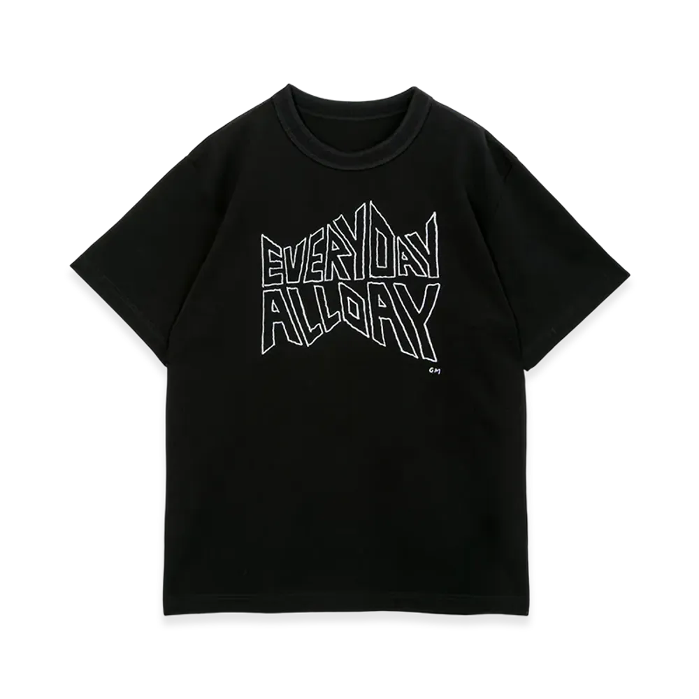 サカイ バイ ジェフマクフェトリッジ プリント Tシャツ "ブラック"