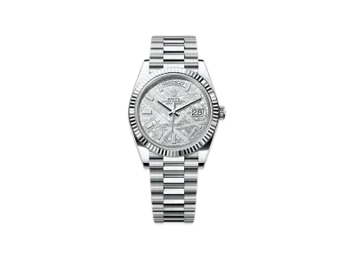 ROLEX Day-Date 40mm Platinum 228236 "Meteorite"