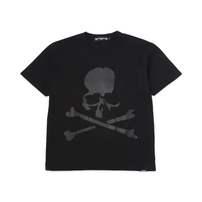 mastermind JAPAN Schott x mastermind JAPAN Printed Tee "Black"