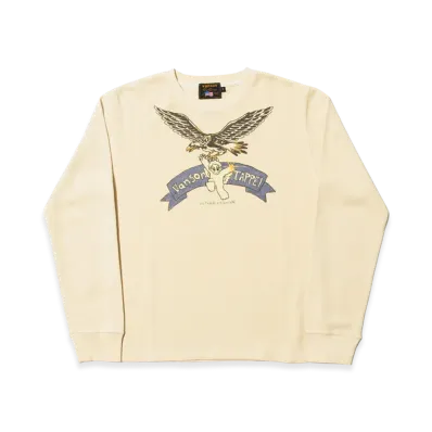 VANSON x TAPPEI x FUTURE ARCHIVE Thermal Long Sleeve T-Shirt "White"