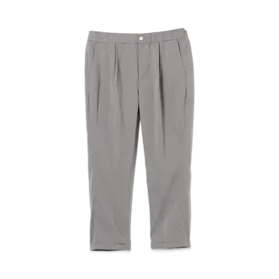 BEAMS COOLMAX(R) Ramie Easy Pants "Gray"