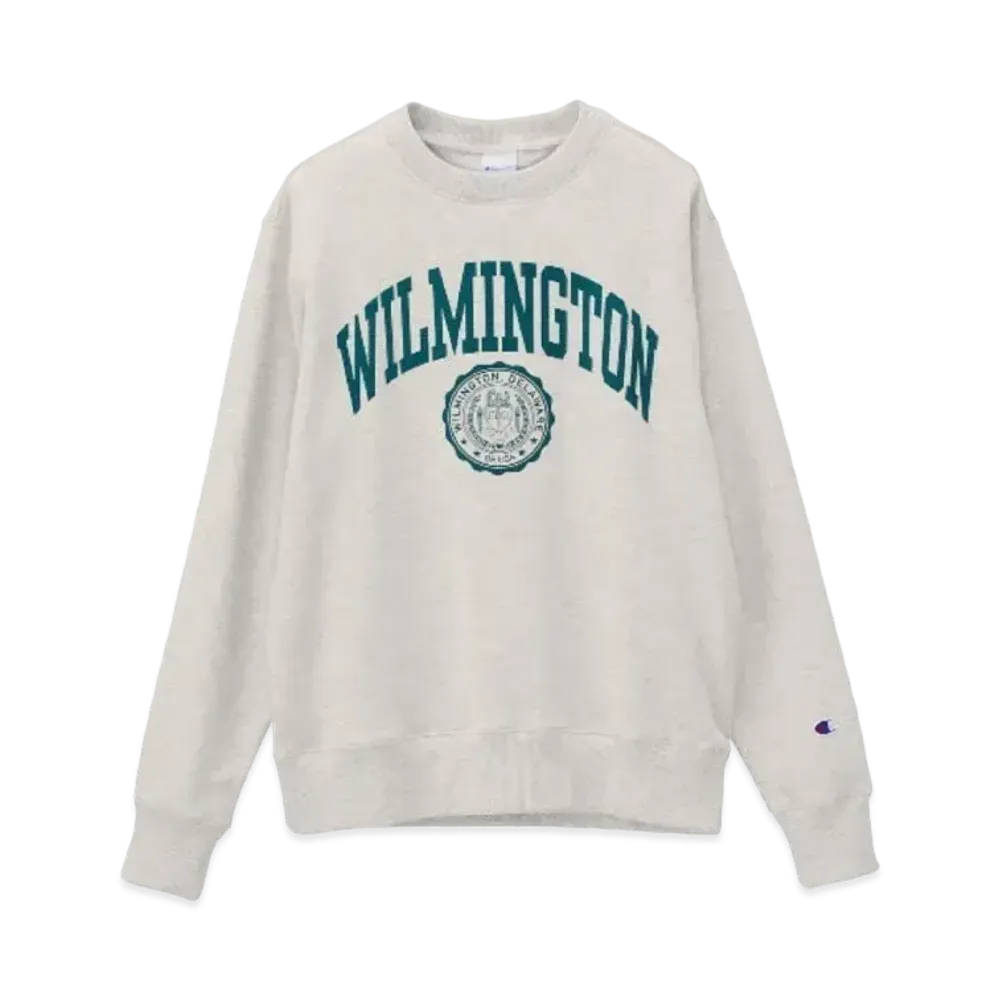 Champion Logo Sweatshirt "Oatmeal"