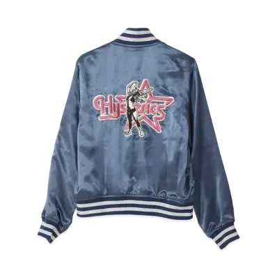 HYSTERIC GLAMOUR Star Woman Embroidery Sukajan "Navy"