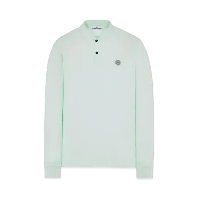 Stone Island 20639 50/2 COTTON PIQUE_REGULAR FIT "Light Green"