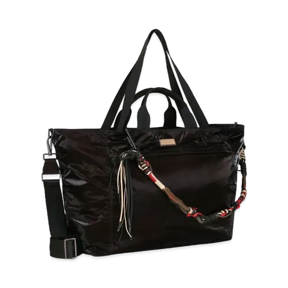 Dolce&Gabbana Sicily Dna Black Travel Bag Nylon Logo Plate "Black"