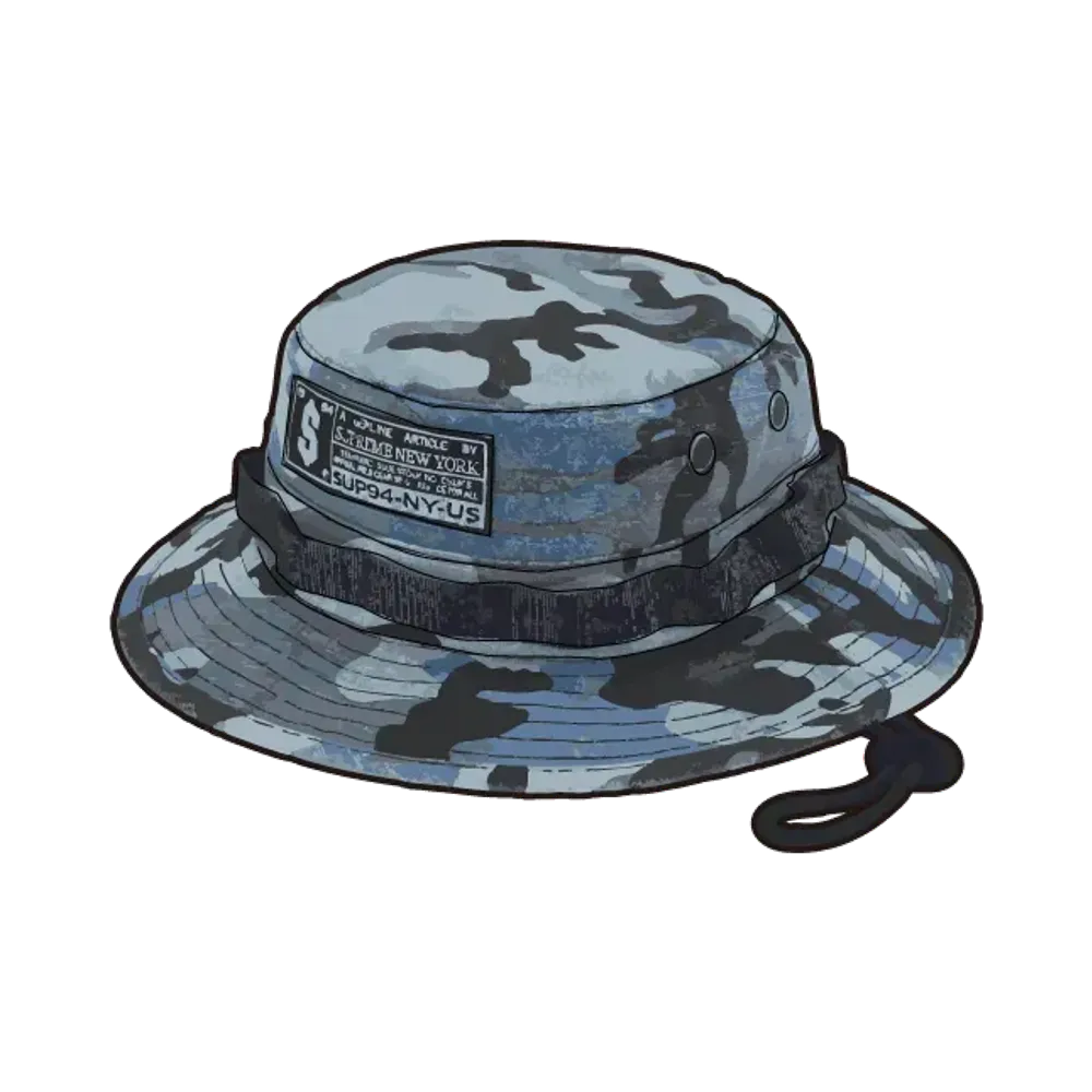 Supreme Military Boonie "Blue Camo"