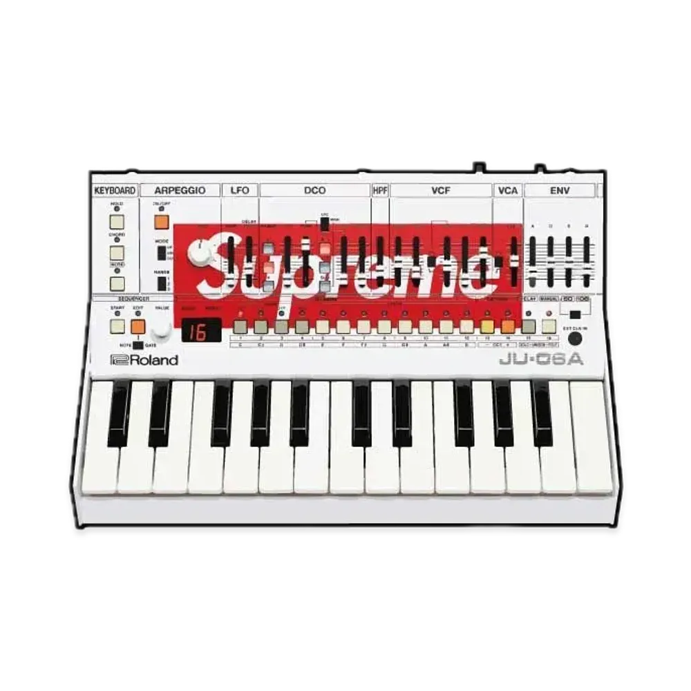 Supreme x Roland Ju-06A Synthesizer "White"