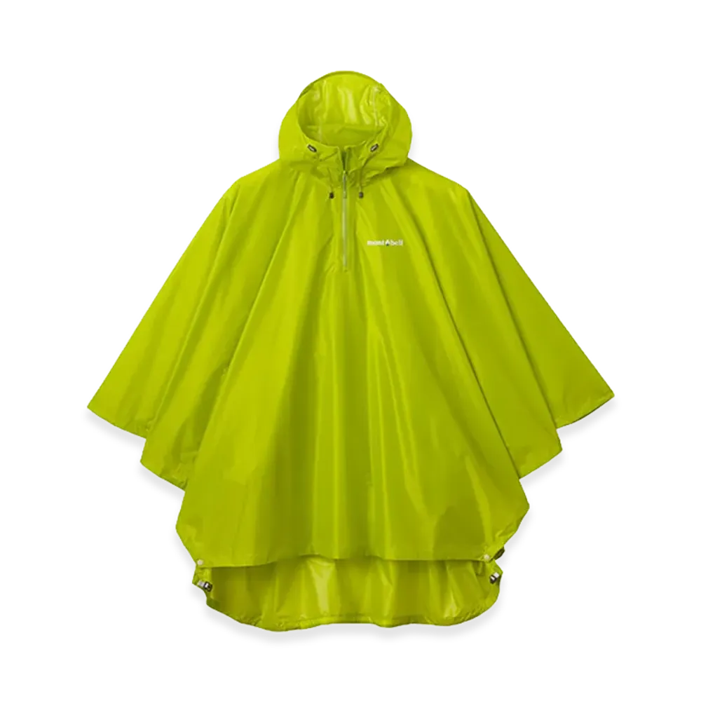 mont-bell Trekking Rain Poncho "Light Green"