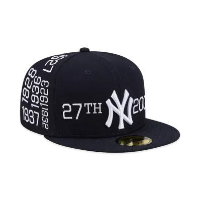 NEW ERA x Spike Lee Joint 59Fifty New York Yankees World Series Championships Years "Navy"