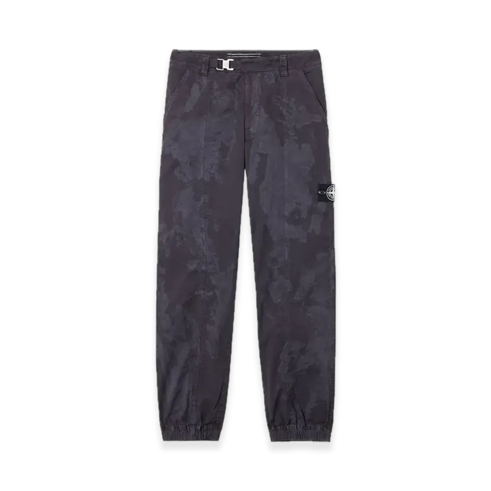 Stone Island 3100007 Supima Strethh Cotton Twill-TC Laser Camo "Lead Gray"