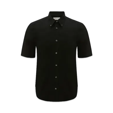 Alexander McQUEEN Cotton Poplin Shirt "Black"