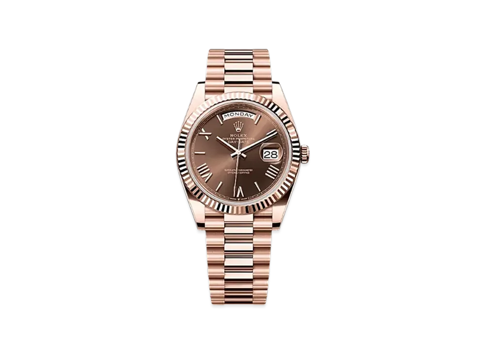 ROLEX Day-Date 40mm Everose Gold 228235 "Chocolate"