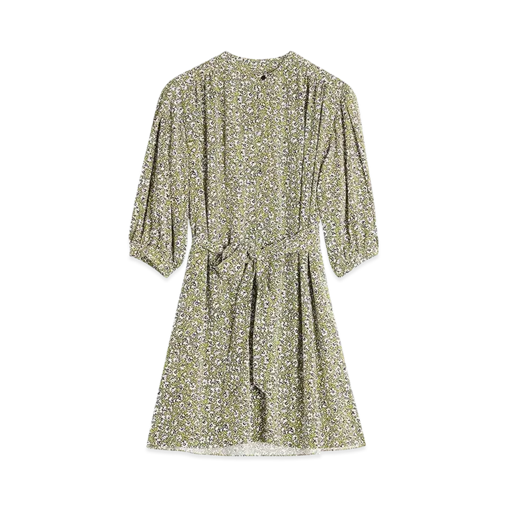 Maison Kitsune Tunic Gather Dress "Mimosa Print"