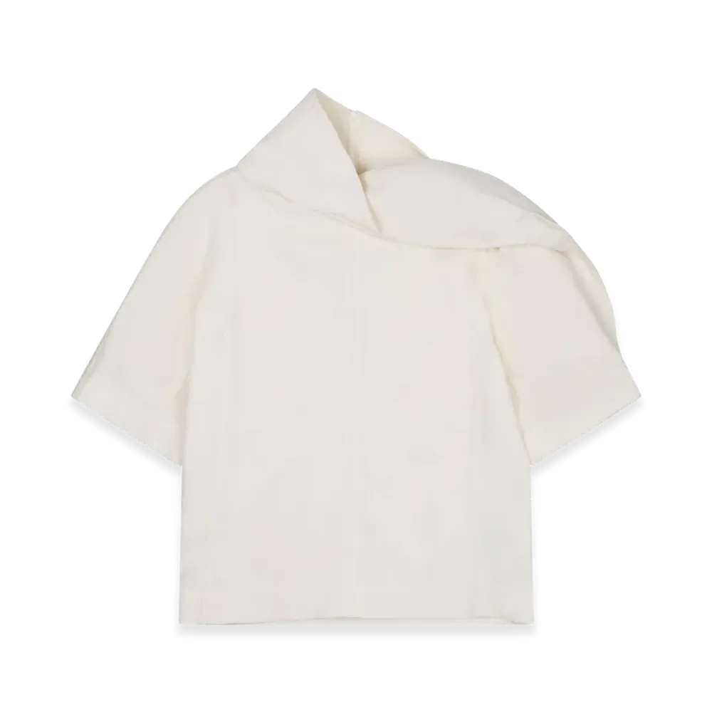 Bottega Veneta Women's Top In Lana "Ivory"