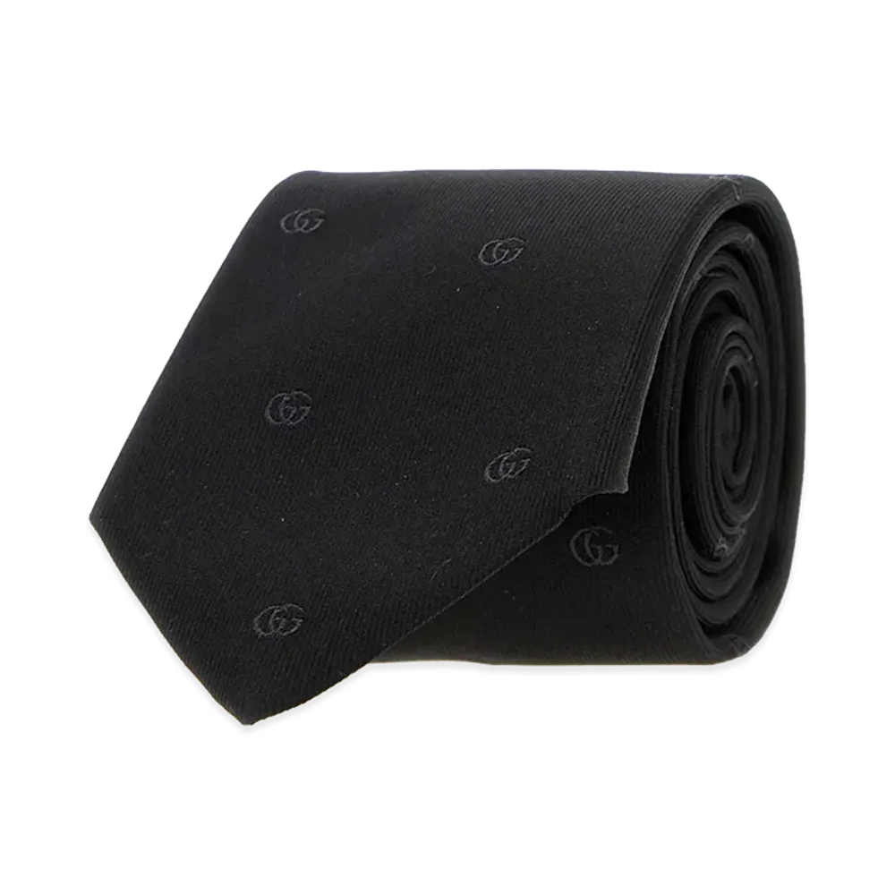 GUCCI Jacquard Tie "Black"